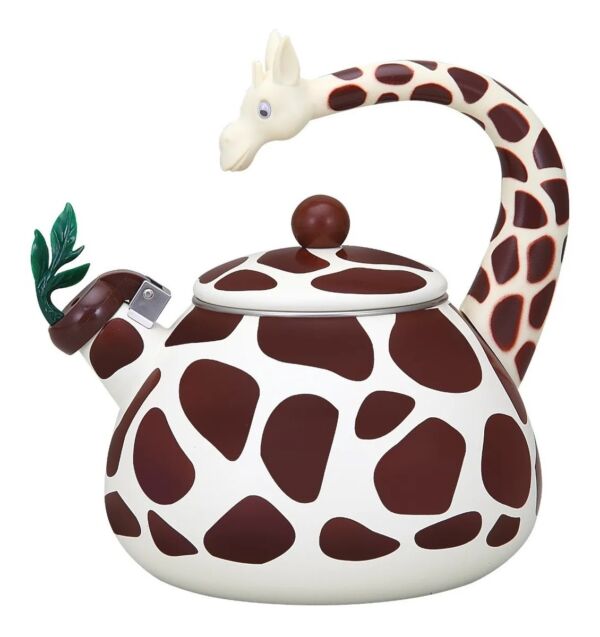 Chaleira Esmaltada 1,7L – Decorada Girafa