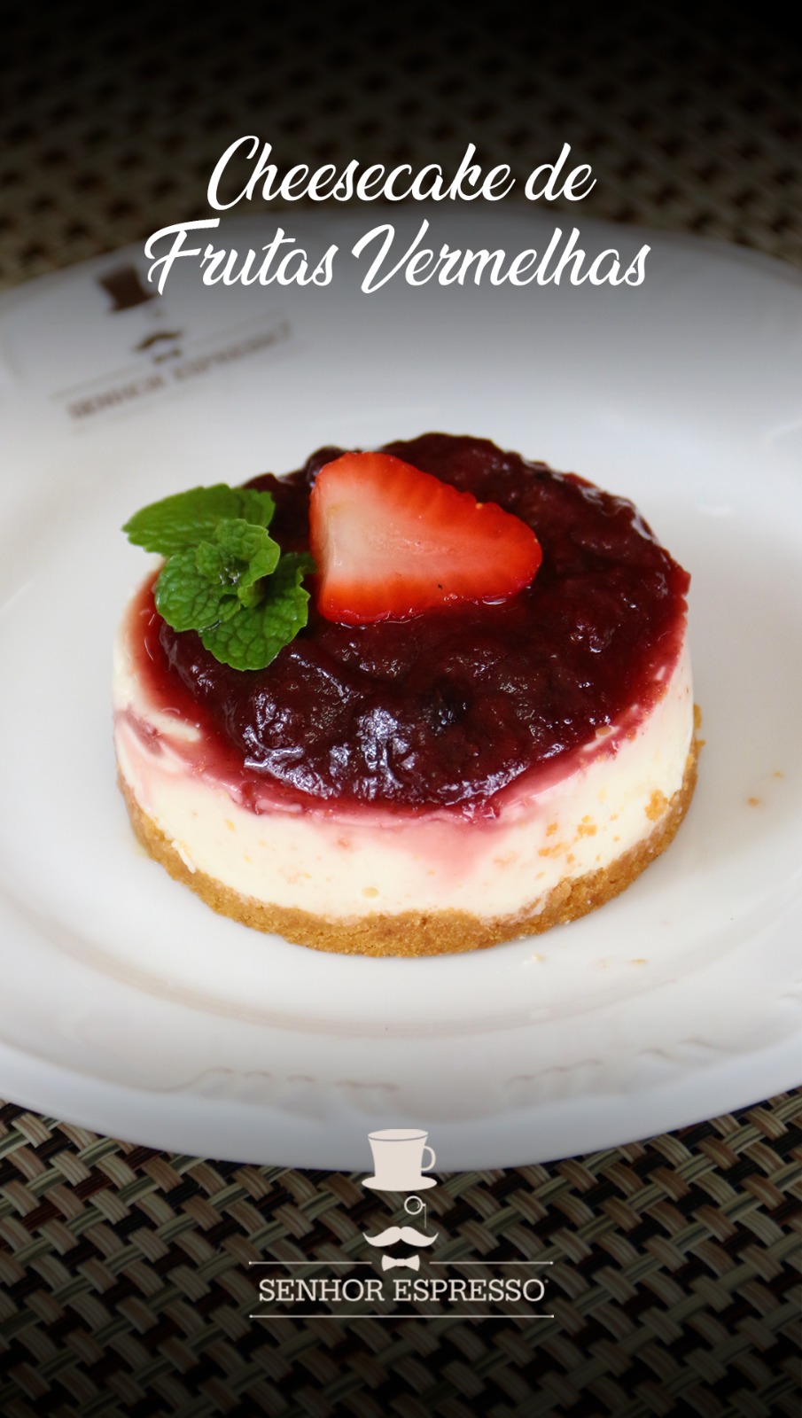 Cheesecake de frutas vermelhas