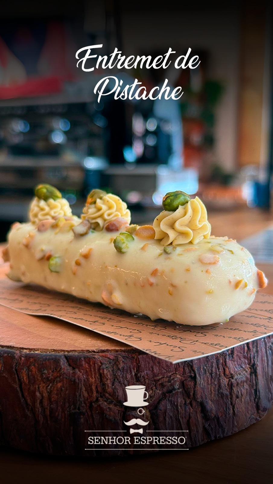 Entremet de pistache